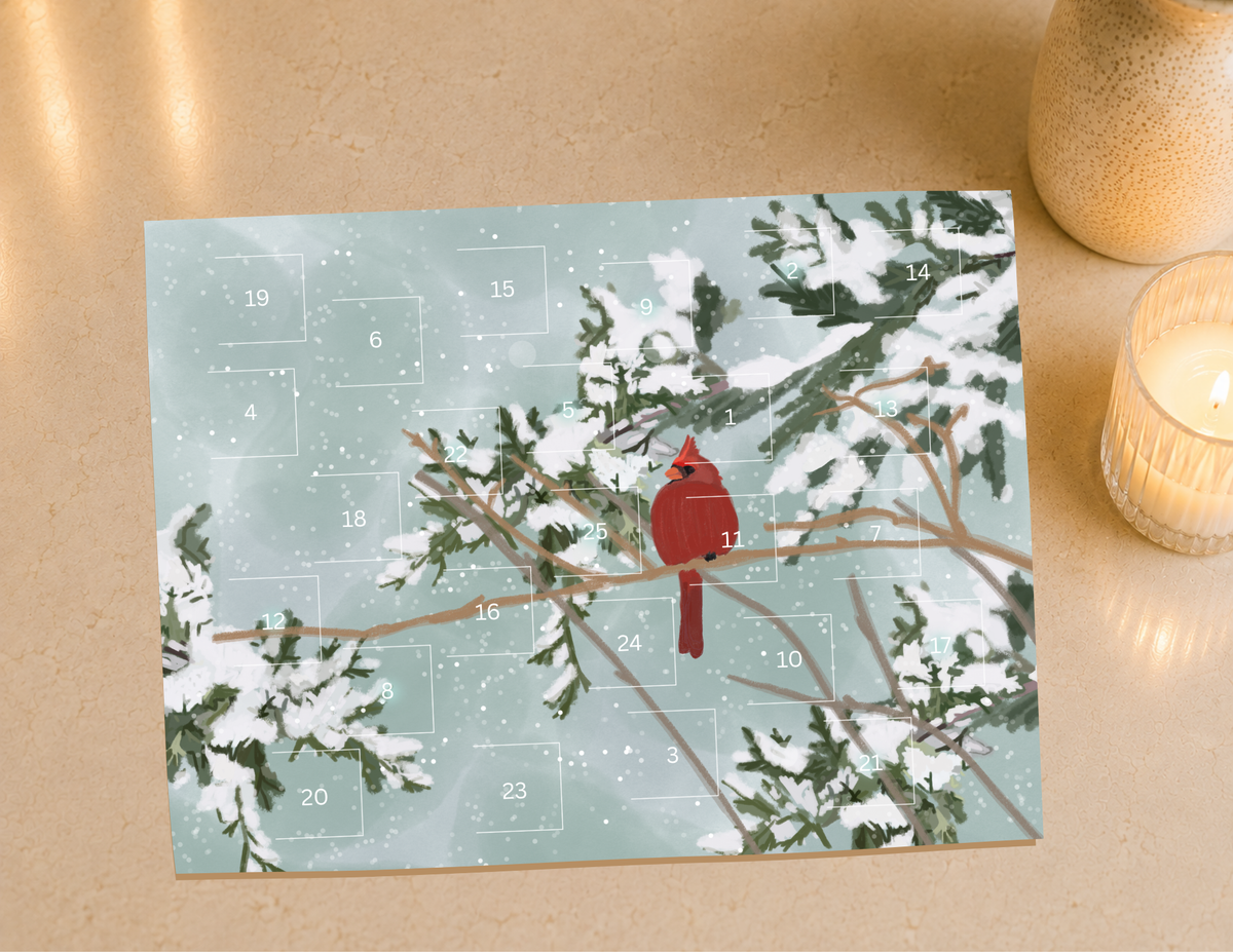 Winter Cardinal Advent Calendar