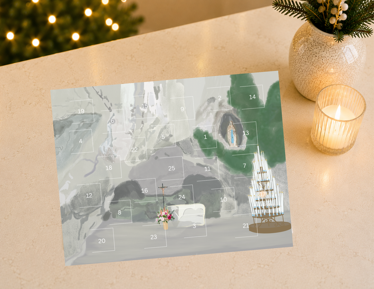 Lourdes Grotto Advent Calendar