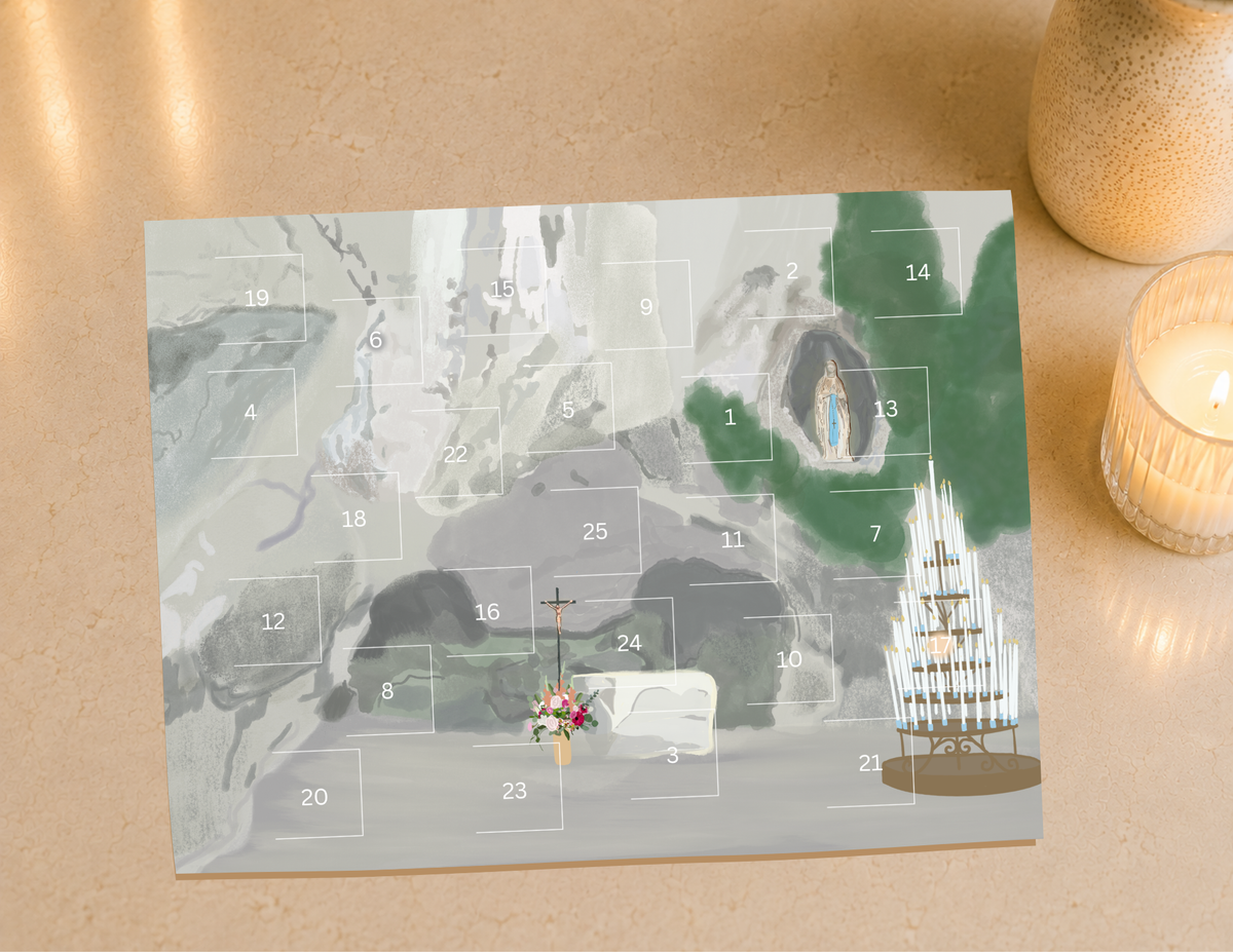 Lourdes Grotto Advent Calendar