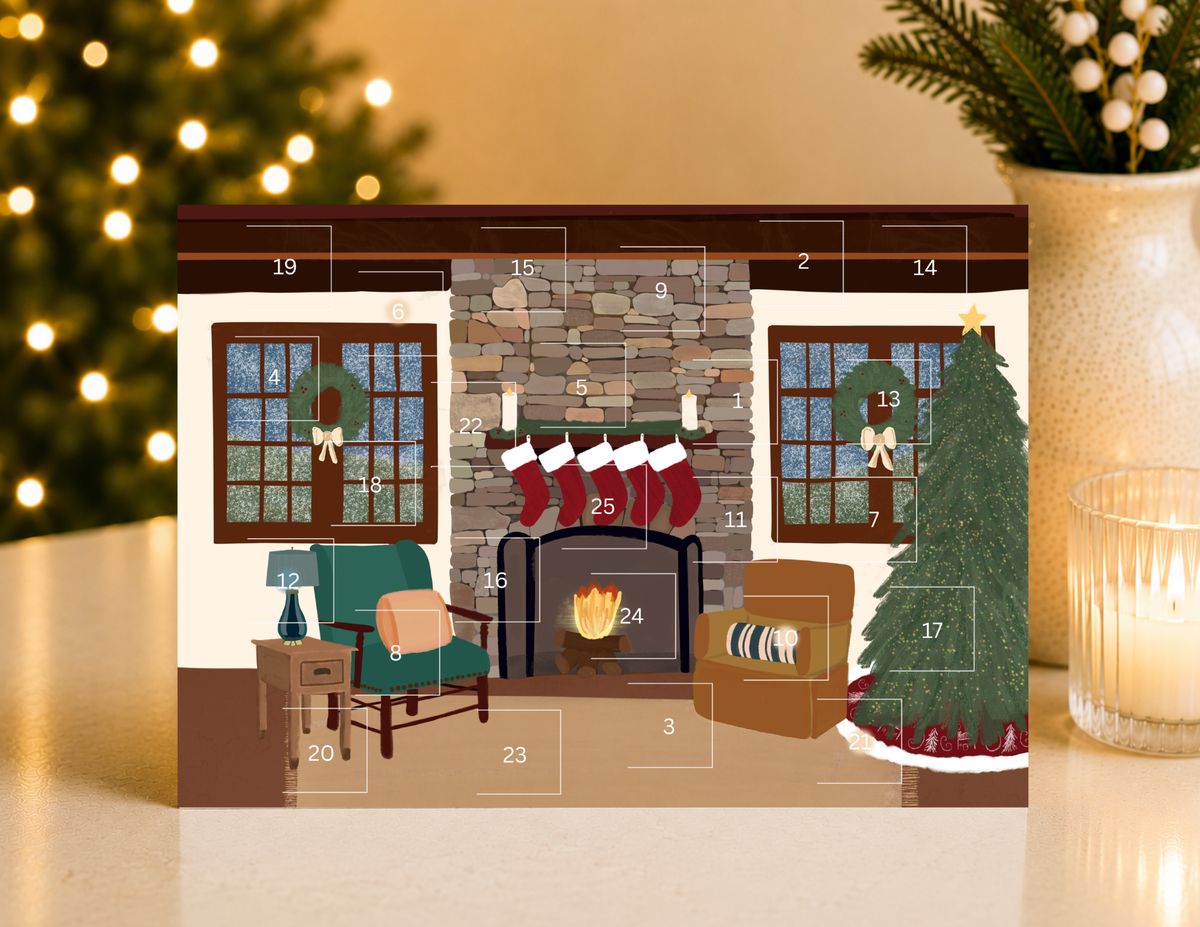 Scottish Fireplace Advent Calendar
