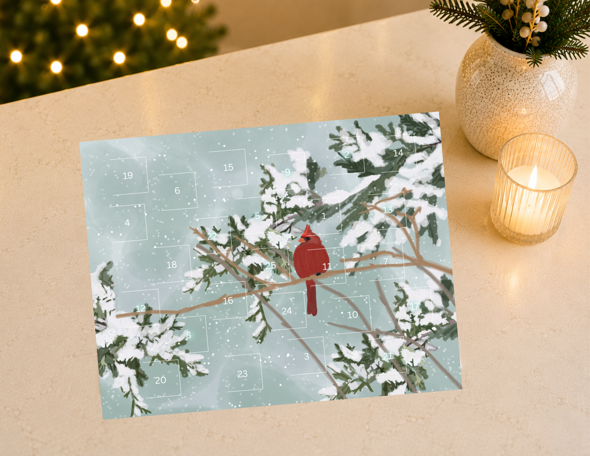 Winter Cardinal Advent Calendar