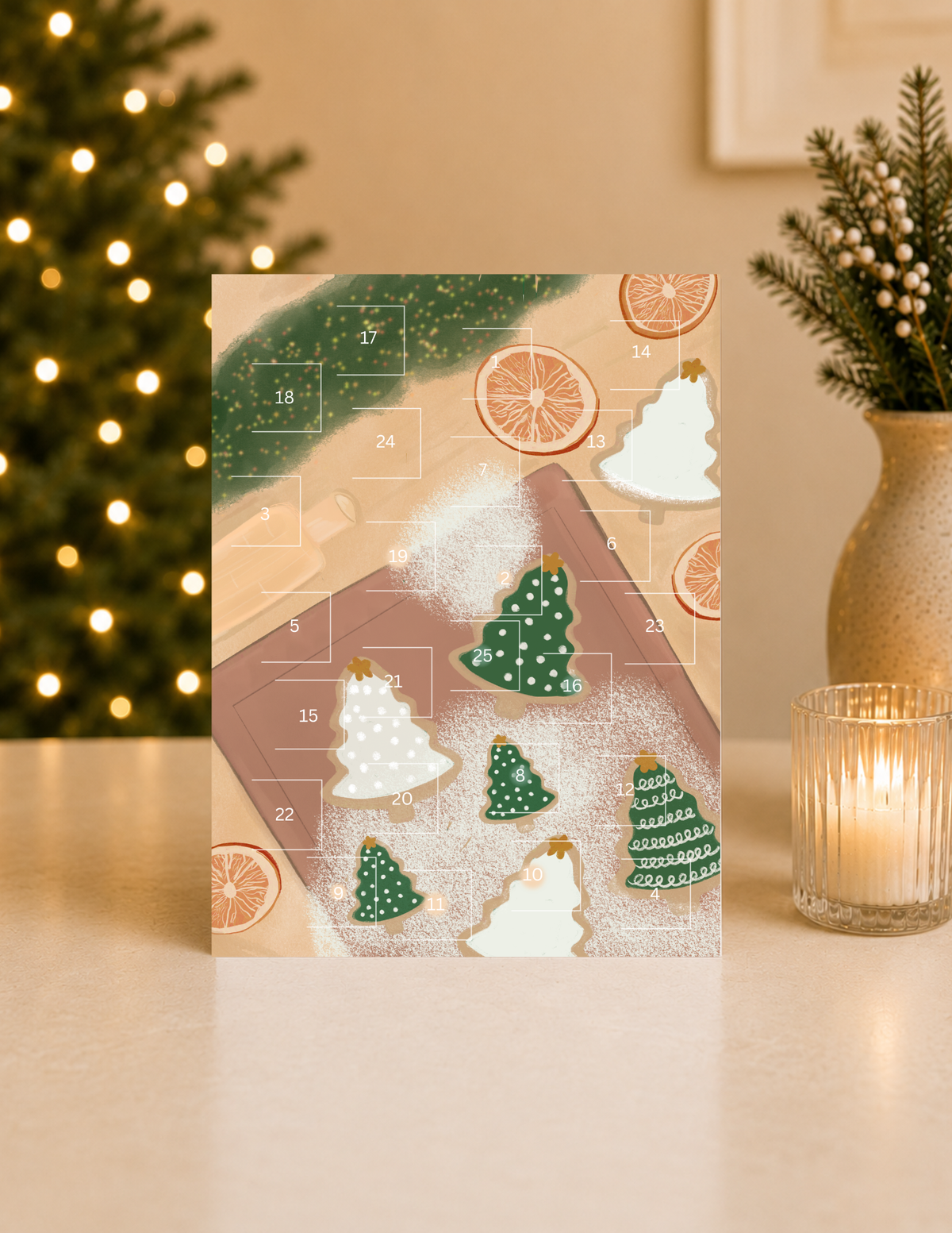 Christmas Cookies Advent Calendar