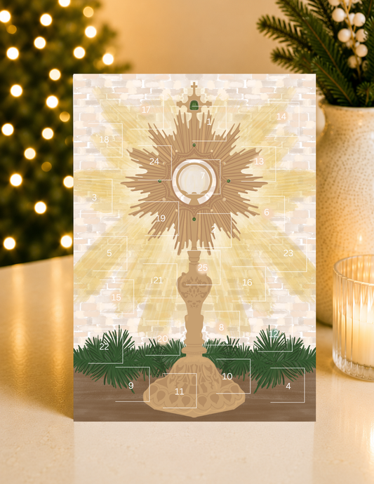 Eucharist White Brick Advent Calendar